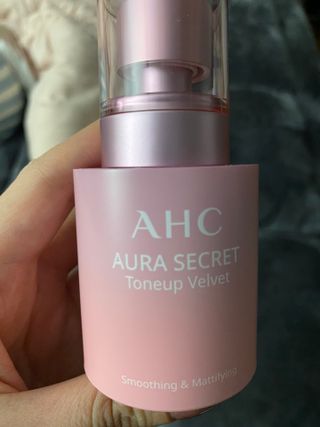 AHC 아우라 시크릿 톤업 벨벳 — 5점을 준 리뷰어가 2021년 4월 올린 사용 사진