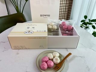 종로복떡방 레트로 3총사 꿀떡 세트 — 5점을 준 리뷰어가 2021년 4월 올린 사용 사진