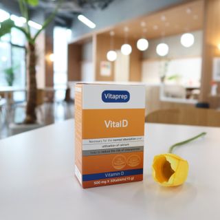 뉴트리션팩토리 비타프렙 바이탈디 비타민D 500mg — 5점을 준 리뷰어가 2021년 7월 올린 사용 사진