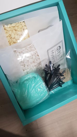 피비에스코리아 [오마이셀프] 셀프왁싱키트 — 5점을 준 리뷰어가 2021년 11월 올린 사용 사진