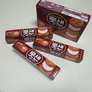 롯데제과 롯샌 카페크런치 — 5점을 준 리뷰어가 2021년 10월 올린 사용 사진