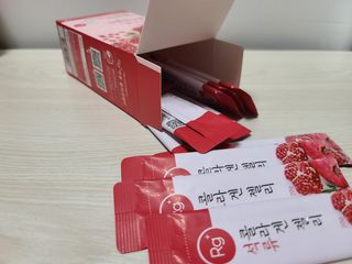함초록 Rg+ 석류콜라겐젤리 — 5점을 준 리뷰어가 2021년 3월 올린 사용 사진