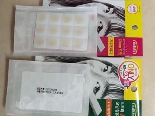 올리브영 엘라밴드 하이드로 도트 스팟패치 12mm, 티트리 — 5점을 준 리뷰어가 2022년 9월 올린 사용 사진