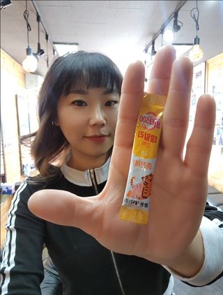 광동생활건강 프리 [광동] VB와 VC를 함유한 멀티 비타민 비타 500 데일리 스틱 180포 — 5점을 준 리뷰어가 2022년 5월 올린 사용 사진