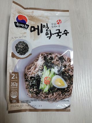 [한면원] 메밀막국수 2팩 [4인분] — 5점을 준 리뷰어가 2022년 7월 올린 사용 사진