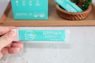 [유산균] 오마이락 장편한습관 프로바이오틱스 30P — 5점을 준 리뷰어가 2022년 11월 올린 사용 사진
