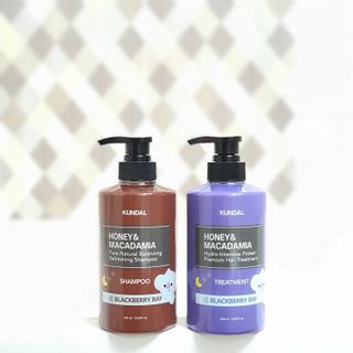 쿤달 [KUNDAL 공식] 프리미엄 헤어 케어 스페셜 세트 샴푸 500ml &amp; 트리트먼트 500ml — 5점을 준 리뷰어가 2021년 3월 올린 사용 사진