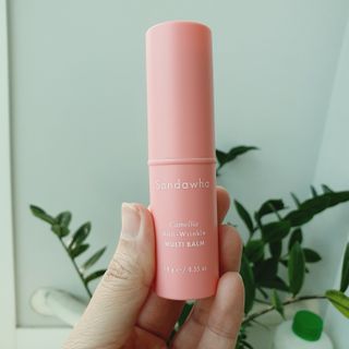 스킨큐어 산다화 카멜리아 안티 링클 멀티밤 — 5점을 준 리뷰어가 2022년 2월 올린 사용 사진