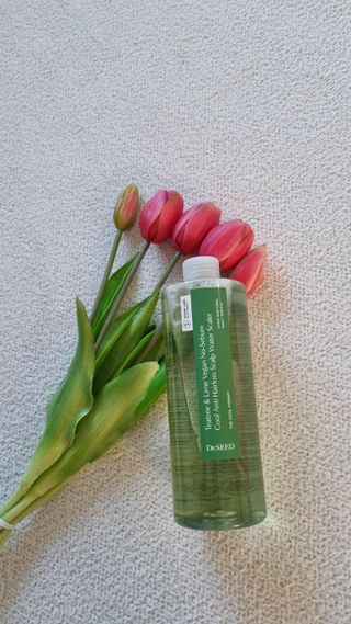 닥터시드 티트리 앤 라임 비건 지성케어 쿨 탈모 두피 워터 스케일러 — 5점을 준 리뷰어가 2024년 5월 올린 사용 사진