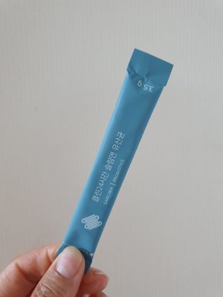 클린24시간 슬림앤유산균 1박스 (3.5g X 15포) — 5점을 준 리뷰어가 2022년 7월 올린 사용 사진