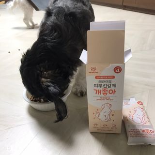 My Pet Care 모발과 모질 피부건강에 개좋아 — 5점을 준 리뷰어가 2021년 4월 올린 사용 사진