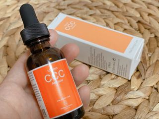 더마 사이언스 비타민 CCC 앰플 기미 브라이트닝 세럼 30ml — 4.5점을 준 리뷰어가 2021년 8월 올린 사용 사진