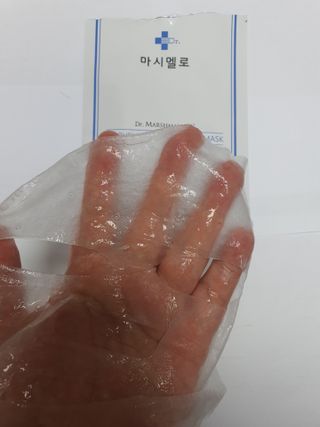 닥터마시멜로 닥터마스멜로 마블러스 아쿠아 클리닉 마스크 — 5점을 준 리뷰어가 2021년 3월 올린 사용 사진