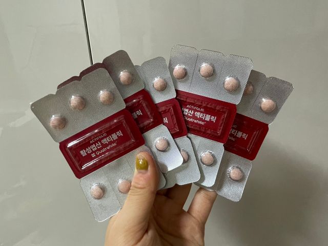 [리노브] 4세대 활성엽산 액티폴릭 270mg x 30정 리뷰 사진