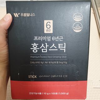 [푸름웰니스] 프리미엄 6년근 홍삼스틱 3mg x 100포 — 5점을 준 리뷰어가 2022년 4월 올린 사용 사진