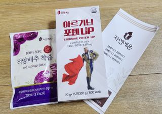자연에온 고함량 아르기닌 포텐 UP 5555mg 20g x 15포 — 5점을 준 리뷰어가 2021년 9월 올린 사용 사진