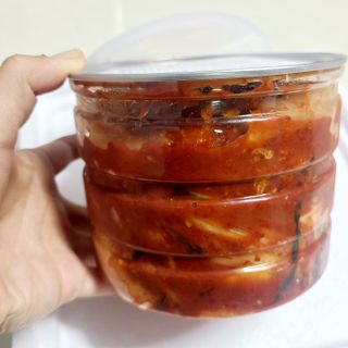 셰프애찬 알배기 겉절이 김치 1kg — 5점을 준 리뷰어가 2022년 11월 올린 사용 사진