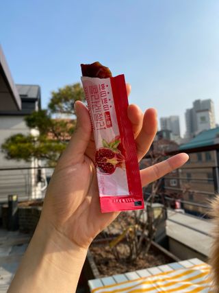 헬스업_쁘띠쁘띠석류콜라겐젤리_20g x 14포 — 4.5점을 준 리뷰어가 2020년 12월 올린 사용 사진