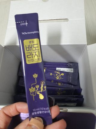 광동생활건강 프리 [광동] 배도라지 쌍화스틱 10mL x 100포 — 5점을 준 리뷰어가 2025년 3월 올린 사용 사진