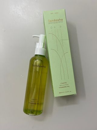 스킨큐어 산다화 순한 클렌징 동백 오일 200ml — 5점을 준 리뷰어가 2023년 4월 올린 사용 사진