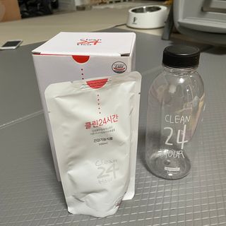 클린24시간 1BOX(5포) + 전용보틀(500ml) — 4점을 준 리뷰어가 2022년 7월 올린 사용 사진