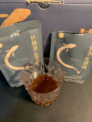 [비린내 완벽제거] 본황칠 통장어 국내산 장어즙 아르기닌 2800mg 장어즙효능 기력보강 — 4.5점을 준 리뷰어가 2022년 9월 올린 사용 사진