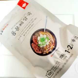 요리반상회 용문해장국 2팩 + 뚝배기 1개 — 5점을 준 리뷰어가 2021년 3월 올린 사용 사진