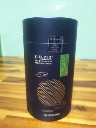 프리마인 자체 기업부설 연구소에서 찾아낸 건강한 수면의 비밀.  슬립토 플러스 30포 — 5점을 준 리뷰어가 2022년 5월 올린 사용 사진