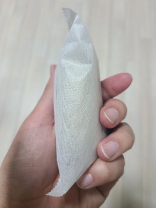 제이제이바이오 허브마사지바 올인원 알약비누 — 4점을 준 리뷰어가 2021년 11월 올린 사용 사진