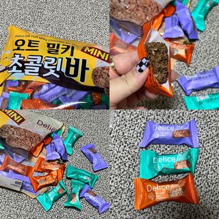 델리스 오트 밀키 초콜릿 바 — 5점을 준 리뷰어가 2022년 4월 올린 사용 사진
