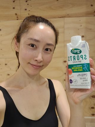 셀렉스스포츠 셀렉스 스포츠 웨이 프로틴 복숭아_ 330ml x 12팩 — 4점을 준 리뷰어가 2021년 7월 올린 사용 사진
