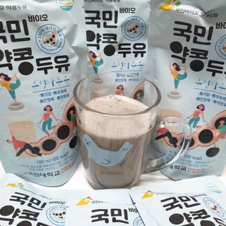 국민바이오 약콩두유 — 3점을 준 리뷰어가 2022년 5월 올린 사용 사진