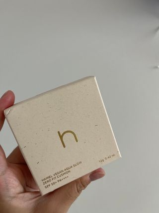 하멜 비건 아쿠아 글로우 제로핏 쿠션 — 5점을 준 리뷰어가 2022년 8월 올린 사용 사진