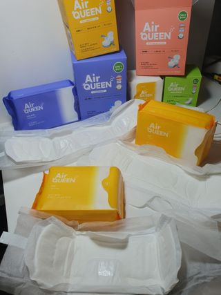 에어퀸 뉴브레스 유기농 생리대 4종 (팬티라이너 20P + 중형 10P + 대형 10P + 오버나이트 8P)_체험단 — 5점을 준 리뷰어가 2024년 6월 올린 사용 사진