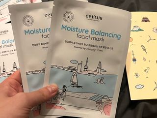 세뚜아(Cettua) 나우[세뚜아] 모이스처 밸런싱 페이셜 마스크 Cettua Moisture Balancing Facial Mask 4매 — 5점을 준 리뷰어가 2023년 12월 올린 사용 사진