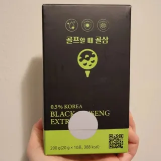 블랙37 골프할 때 골삼 흑삼젤리스틱 20g x 10포 — 5점을 준 리뷰어가 2022년 4월 올린 사용 사진