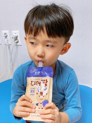 [몸엔용] 우리 아이 건강간식, 달콤한 녹용곤약젤리 디어팡 4종 — 4.5점을 준 리뷰어가 2021년 11월 올린 사용 사진