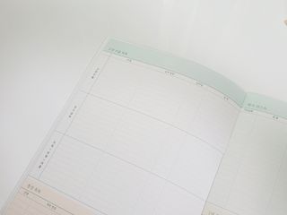 리훈 쉬운 오늘쓰임 가계부 + 다정한마테 요일/날짜 6mm — 4점을 준 리뷰어가 2022년 2월 올린 사용 사진