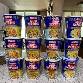 NISSIN 닛신 컵누들  4종 - 씨푸드오리지날, 씨푸드 스파이시, 씨푸드 커리, 씨푸드 XO소스 — 5점을 준 리뷰어가 2022년 2월 올린 사용 사진