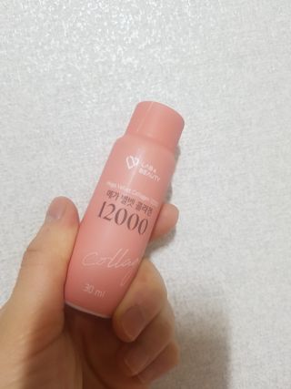 랩앤뷰티 메가 벨벳 콜라겐 12000 — 5점을 준 리뷰어가 2021년 6월 올린 사용 사진