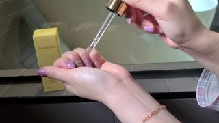 스킨큐어 산다화 비타민c 화이트닝 에센스 30ml — 5점을 준 리뷰어가 2022년 2월 올린 사용 사진