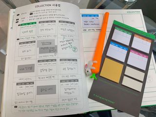 MF[비마이웨이]특허받은 할일카드 플래너, 비마이웨이 세트(만년형) — 5점을 준 리뷰어가 2023년 7월 올린 사용 사진