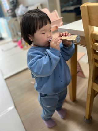 [몸엔용] 우리 아이 건강간식, 달콤한 녹용곤약젤리 디어팡 4종 — 5점을 준 리뷰어가 2022년 4월 올린 사용 사진