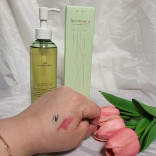 스킨큐어 산다화 순한 클렌징 동백 오일 200ml — 5점을 준 리뷰어가 2023년 4월 올린 사용 사진