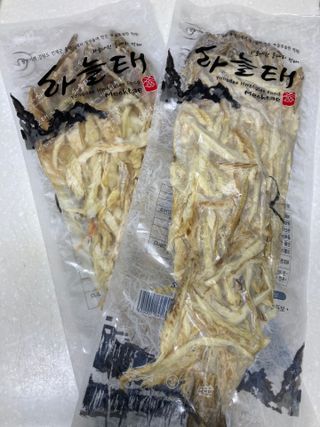[오늘바스켓] 용대리 손질하늘태 130g — 5점을 준 리뷰어가 2021년 6월 올린 사용 사진