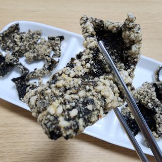 오봉산꽃부각 [만나식품] 오봉산 꽃부각 3가지 맛(오리지널, 새우맛, 매운고추맛) — 5점을 준 리뷰어가 2023년 1월 올린 사용 사진
