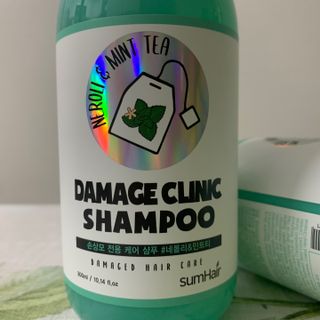 썸헤어 / SUMHAIR 썸헤어 데미지 클리닉 샴푸+트리트먼트 네롤리&민트티 — 4.5점을 준 리뷰어가 2021년 6월 올린 사용 사진