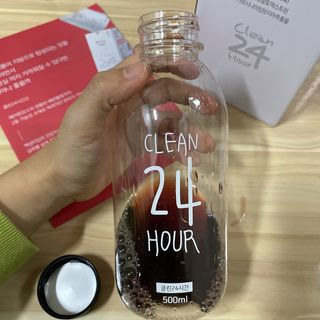 클린24시간 1BOX(5포) + 전용보틀(500ml) — 5점을 준 리뷰어가 2022년 10월 올린 사용 사진