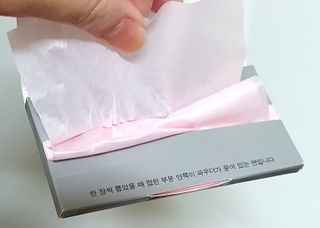 [갸스비] 메이크업은 그대로, 피지만 쏙 - BB킵 오일컨트롤 파우더 페이퍼 — 5점을 준 리뷰어가 2021년 10월 올린 사용 사진