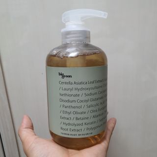 빅그린 안티 헤어로스 탈모 시카 바이옴 샴푸 500ml (중건성두피용) — 5점을 준 리뷰어가 2022년 7월 올린 사용 사진